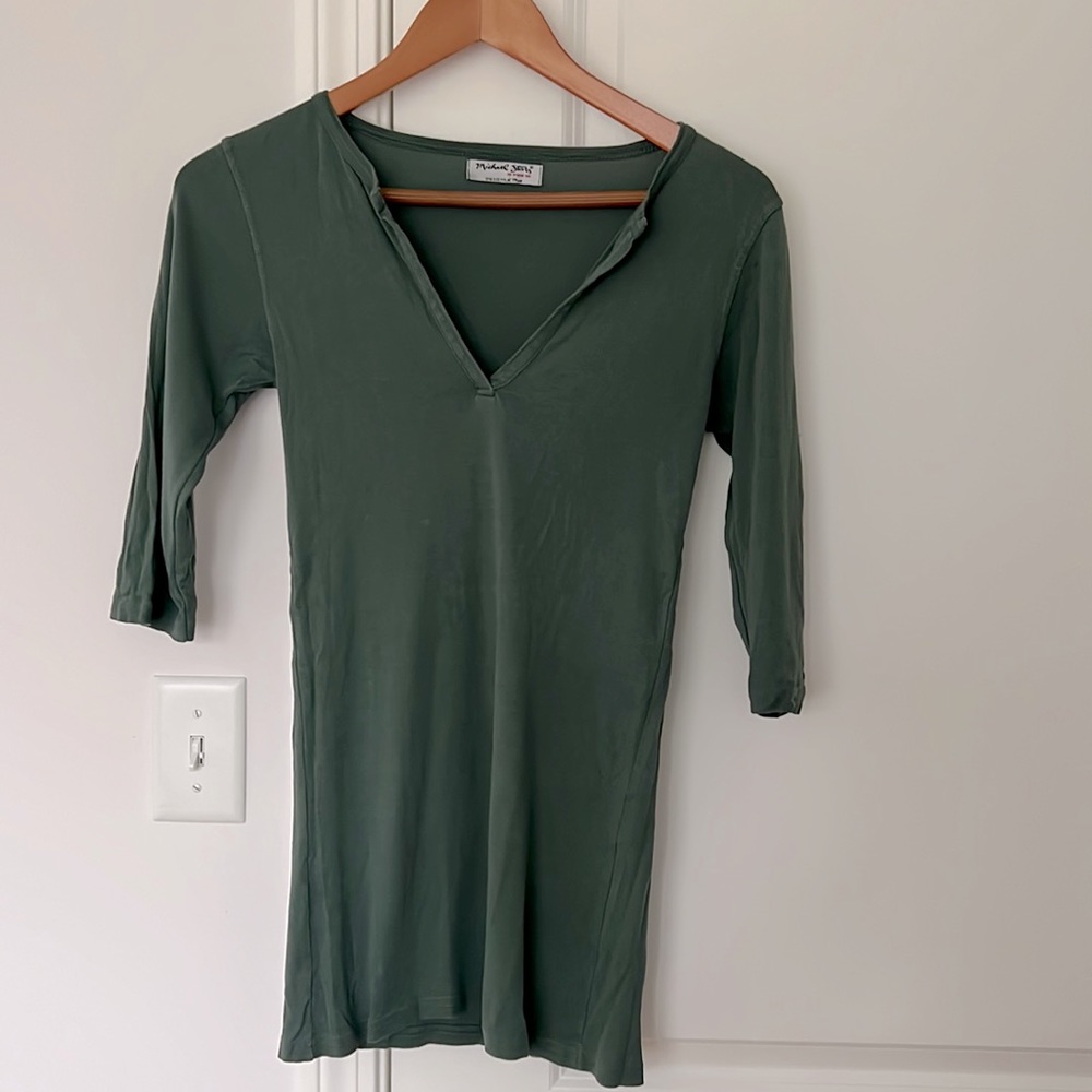 Michael Stars 3/4 sleeve tee shirt - size small